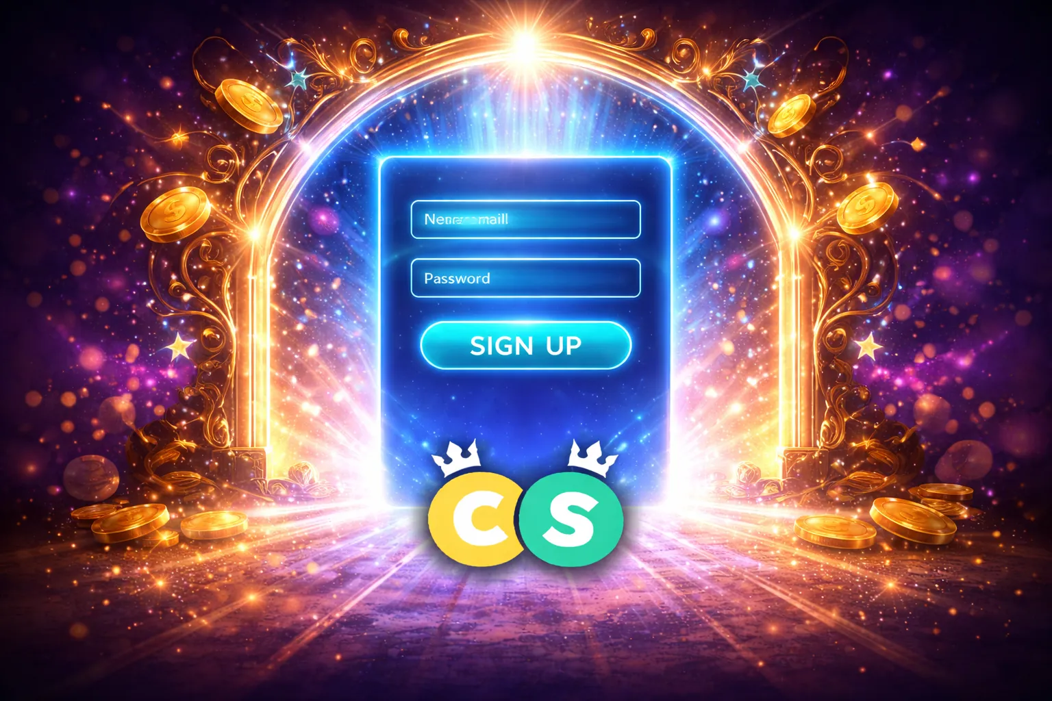 How to Sign Up at CrownCoins Casino — 3 Steps, No Deposit